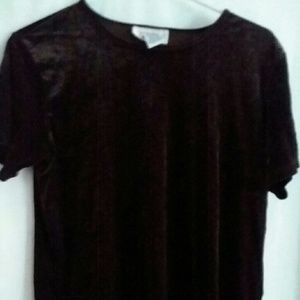Talbots Brown Velvet Women's Shirt